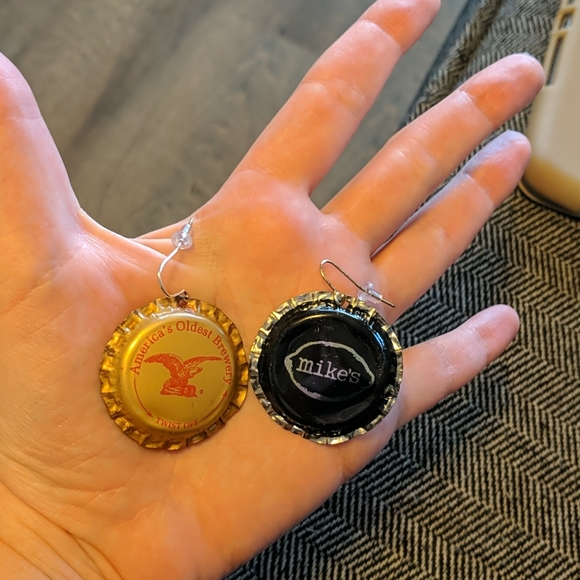 Skeleton handmade earrings NWOT - Picture 11 of 16